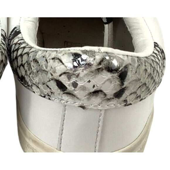 Vintage Havana Womens Quilted Star Sneakers Size 9 Snake Print Accents - Picture 4 of 8